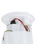 Close-up of Dead On Fit Electric Fuel Pump Module Assembly for Subaru Impreza 2012-2014 with wires and components visible.
