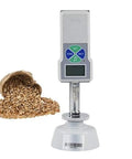 Real Sweet Sclerometer Durometer Machine With Crisp Digital Display For Wheat Rice Soybean And Mung Bean Testing next to grain.