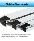 Stainless Steel Cord Hider 3.3 Foot Cable Cover for Home and Office, Durable Wire Management Kit, Scratch Resistant Cable Raceway