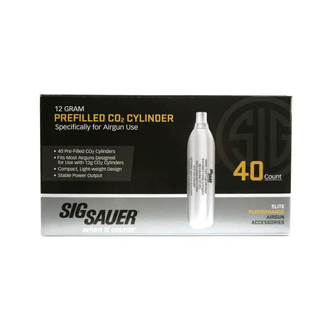12 Gram Pre Filled CO2 Cylinders For Airguns Compact Lightweight Cartridges With Stable Power Output For Air Pistols And Air Rifles Perfect For Range Days And Quick Refill Sessions 40 Pack box