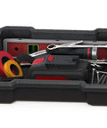 Stack N Roll Modular DIY Toolbox For Home Projects, Lightweight Yet Durable, Water Resistant Black Organizer with tools inside