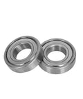 Precision 304 Stainless Steel Deep Groove Ball Bearings Two Pack ZZ Shielded 55X90X18MM heavy duty rolling components.