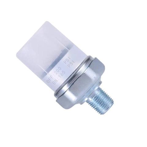 Premium Air Pressure Switch 165 To 200 Psi With 1/8-27 Npt Male Thread DC 12V 24V and AC 110V auto cutout feature for air compressor.