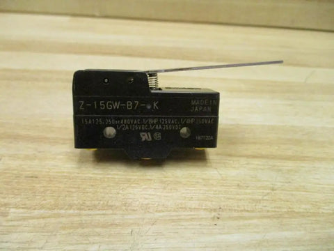 Snap Action Micro Switch 15 Amp Spdt Hinge Lever Hardcore Construction Aluminum Panel Heavy Duty Screw Terminal Mount.