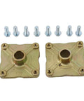 Hardware components of Beefy 815mm Rear Axle Assembly Kit With Shaft Hub Chain And Brake Master Cylinder For Buggy Go Kart Golf UTV ATV Accessories Perfect For 6 To 10 Inch Wheels Handles Over 500 Lbs Heavy Duty Steel Build.