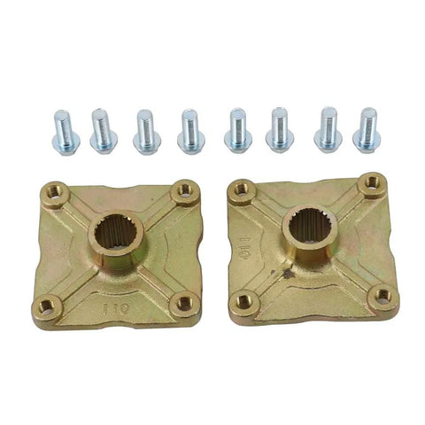Hardware components of Beefy 815mm Rear Axle Assembly Kit With Shaft Hub Chain And Brake Master Cylinder For Buggy Go Kart Golf UTV ATV Accessories Perfect For 6 To 10 Inch Wheels Handles Over 500 Lbs Heavy Duty Steel Build.