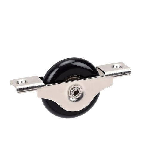 Pro Grade No Sweat Sliding Door Pulley Rollers Precision Engineered 40Mm Nylon Bearings for smooth gliding closet doors.
