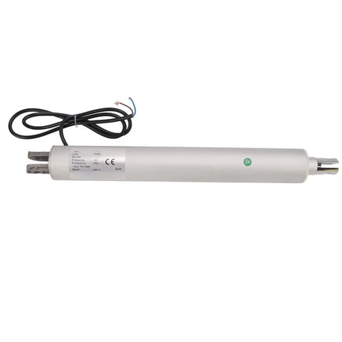 Rock Solid Electric Linear Actuator Delivering Heavy Duty 3000N Thrust Smooth 150Mm Stroke Travel with wire connections.