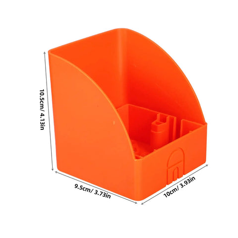 Badass Heavy Duty Ev Charger Cover And Weatherproof Outlet Protector For 86 Type Electrical Jack Plates with orange shell design.