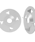 Tough As Nails Galvanized Steel Foam Board Fasteners 1-1/8 Inch Insulation Nails 300 Pack, steel washers for insulation installation.