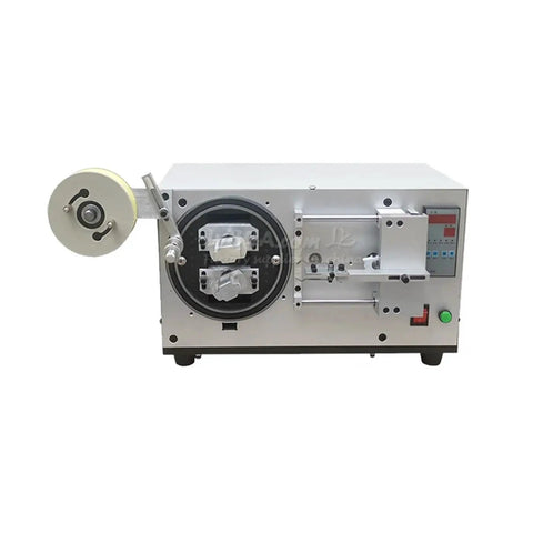 2-Axis Automatic Tape Wrapping Machine For Transformer Coils And Lithium Battery Charger Coils, Handles 34mm To 77mm Tapes Up And Down, Auto Homing, Foot Switch Control, Compact Workhorse For Factories, Warehouses, And Logistics Centers.