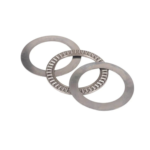 Rock Solid Abec One Precision Thrust Needle Roller Bearing With Two Steel Washers Pre Lubricated For Hydraulic Cylinders And Heavy Duty Machinery Butter Smooth Rotation Zero Friction Industrial Grade Reliability steel washers and needle roller bearing