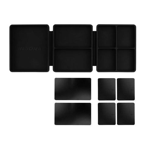 Portable Tri Fold Silicone Tool Tray With Magnetic Sheets Included Heat Resistant And Flame Retardant Durable Silicone For Workshop And On The Go