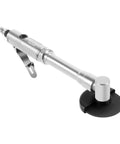 Heavy Hitter 3 Inch Pneumatic Angle Grinder With Super Long Handle air powered tool showing the blade and handle.