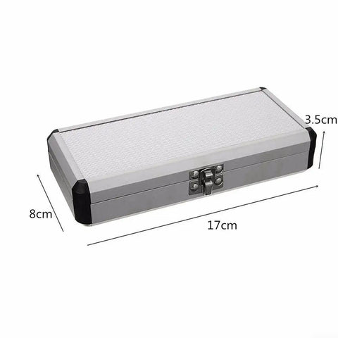 Heavy Duty Steel Bolt Extractor Socket Set 10pc For Gnarly Rusted And Rounded Nuts Fits Standard Ratchets storage case, 17x8x3.5cm.
