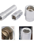 One Half Drive Triangular Socket Set With Multi Tooth Sockets For Injection Pump Triangular Head Screws Nut Remover And Bearing Screw Extractor Diesel Engine Tool Kit For Governor Lever Service shown with 3 sockets