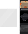 Transparent Acrylic Overlock Computer Case DIY Base Stand For MATX Motherboard 4mm Thick 268x268 mm