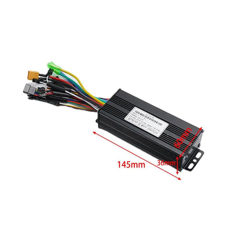 Sine Wave Brushless Controller For Electric Bikes And Scooters, Supports 24 Volt 36 Volt And 48 Volt Systems With 750 Watt Or 1000 Watt Motors, Three Modes In A Durable Aluminum Case, UART No Two Protocol, Hall Sensor Optional, Easy Install.