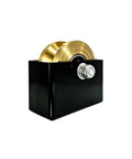4 Inch Sliding Door Rollers V Groove Wheels With Welded Brackets Double Bearing 3000 Lb Capacity visible in black chassis.