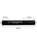 3/4-16 Inch Thread Draw Stud Heavy-Duty Replacement For Hydraulic Knockout Set Fits TH0004 And TH0037, showing dimensions
