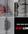Installation steps for Beefed Up Ultra Heavy Duty Door Lock With Keypad And Keyless Entry, 10 Times Stronger Than A Deadbolt.