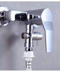 Upgrade Your Bath Game With This Legit 3 Way Shower Diverter Valve Featuring Slick Multi Layer Plating To Resist Scratches While Effortlessly Splitting Water Flow Between Tub And Shower Heads For A Seamless Setup. Chrome diverter valve with smooth lever for easy tub and shower switching.