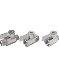 Rock Solid 304 Stainless Steel Ball Valve F Female To M Male M14x15 Thread High Pressure Plumbing Shutoff Built Tough Corrosion Resistant Reliable Flow Control three valves with handles