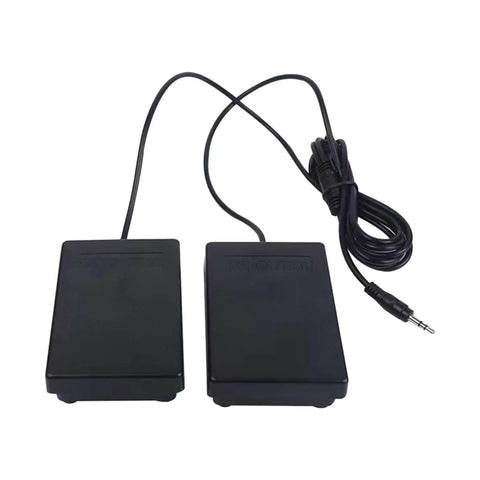 Roll Up Drum Pedal Replacement For Electronic Drum Practice Pads With 61.6 Inch Cable Ultra Stable Anti Slip Foot Pedal Top View