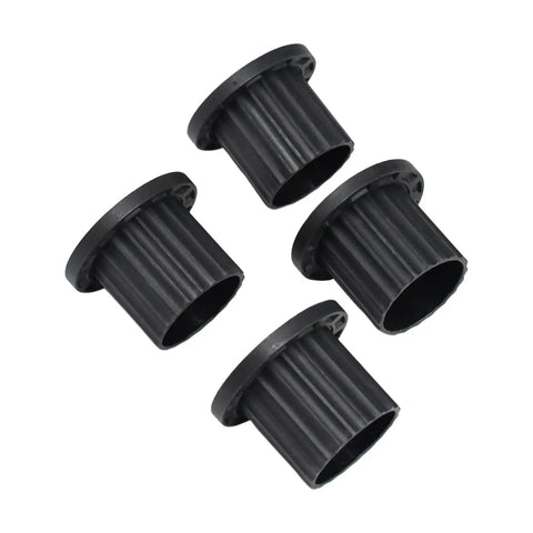 Hella Durable M167267 Yoke Bushing 4Pc Set For John Deere Ztrak And Eztrak Riding Lawn Tractors Heavy duty black pivot yoke bushings.