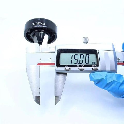 Measuring 15mm bore of High Octane 2 Pack Heavy Duty High Temperature Bearings 15x35x11mm 6202 TB6202.