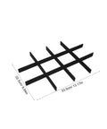 Keep That Bling Secure With Adjustable 12 Grid Velvet Jewelry Dividers And Soft Insert Liners For Straight Up Tidy Accessory Storage In Every Vanity Drawer, black organizer grid dimensions 22.5cm x 33.5cm.