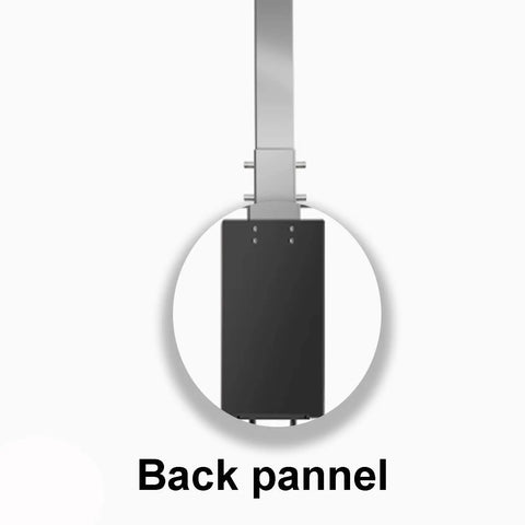 Back view of Tough As Nails Stainless Steel EV Charger Cover and Weatherproof Station Box with mounting points.