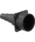 Dust Collection Tool Adapter For Shop Vac And Wet Dry Vacuum Cleaner, black soft plastic with stepped design, versatile for 1 to 2.5 inch hoses.