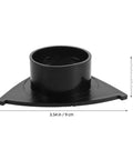 Capsule Machine Gasket Rings Set Six Pcs Plastic Replacement Parts With High Precision For Prize Capsule And Vending Machines Easy Install And Quick Fix For Coin Operated Machines, black plastic, 9 x 2.5 cm