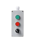 Explosion Proof Metal Push Button Control Box Waterproof Junction Box With Heavy Duty Emergency Start Reset And 3P Rotary Switch