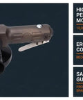 Pneumatic Air Angle Grinder Delivers Beast Mode 10000 RPM Power For Serious Metal Grinding And Polishing Ops On Ship Hulls Or Wood Projects Includes 110mm Disc With Quick 1/4 Inch Hookup