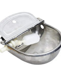Built Like A Tank Automatic Water Trough With Float Valve For Dogs Cattle Horses And Goats Rustproof Stainless Steel pet drinking bowl.