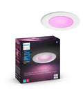 Smart Retrofit Recessed 5 To 6 Inch LED Downlight 1 Pack White And Color Ambiance Color Changing Light 1100LM in packaging