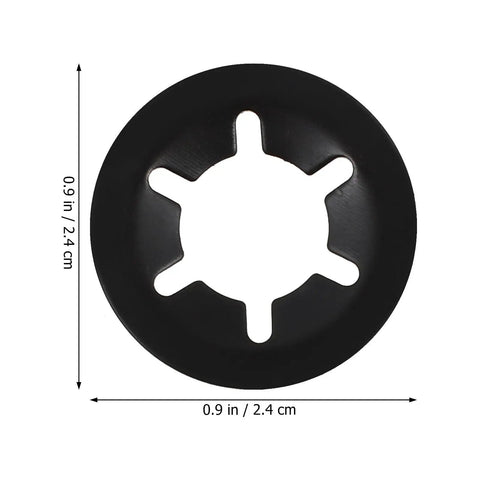 Internal Tooth Locking Washers Set For Quick Clamping And Pro Grade Heavy Duty Fasteners Serrated Push On Washers 0.9in diameter