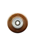 Tough As Nails 3 X 1.5 Inch High Temperature Phenolic Caster Wheel Only With Precision Roller Bearing And 3 8 Inch Bore viewed from top.