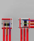 Compact Threading Aid For Cable Pulling In Tight Spaces With High Strength Spring Non Slip Base And Smooth Recoil For Stable Safe Wire Management For No Hassle Quick Install, metal plastic, 94x30x80 mm