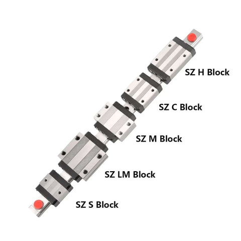 Get Your Hands On This High Precision Linear Guide Rail Kit With Smooth 7Mm Width And Super Cool LM100 To 1000mm Length Options For Super Quick 1PC MGN7 Rail Plus Block Assembly That Looks Totally Rad For Any Wild Machine Build. MGN7 linear rail kit with SZ S, M, C, and H blocks for machine motion