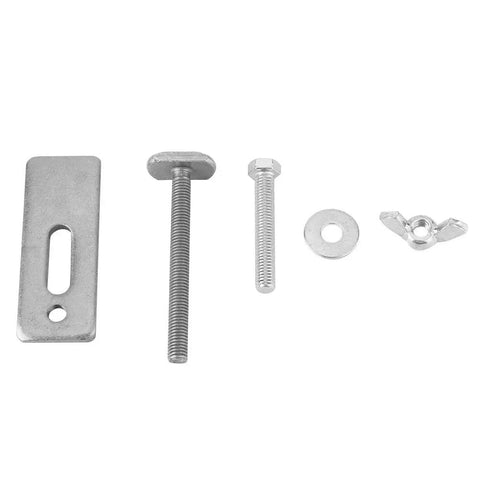 Components of Mini Hold Down Clamp Kit For CNC Router Table And Wood Engraving, Quick Release Clamps With Adjustable Screws, Iron 8cm