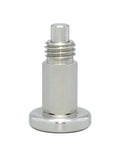 Built Tough Spring Plunger Index Pin Locator Screw M10 Fine Thread And M8 Coarse Thread Shop Floor Ready Hardware Fastener Heavy Duty Knurled Grip One Piece MT101F1 Finish, metal spring plunger with knurled grip
