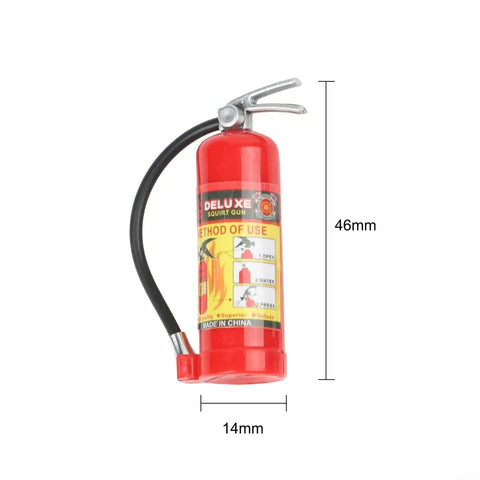 Fresh Red Plastic Fire Extinguisher Drop For 1 10 Rc Rock Crawler Builds Featuring Legit Simulation Look And Durable Lightweight Fitment For Serious Off Trail Crawling Sessions, 46mm tall and 14mm wide.