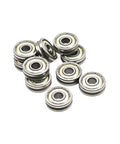 10 Pack Tough As Nails V Groove Pulley Wheels With ABEC 7 Precision Ball Bearings 5X16X5 mm Build piled for easy access and visibility.