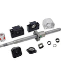 SFU Ball Screw Assembly Left Hand Thread 1605 2005 2505 3205 3210 4010 With End Supports Nut Housing And Jaw Coupler 1400mm Ready