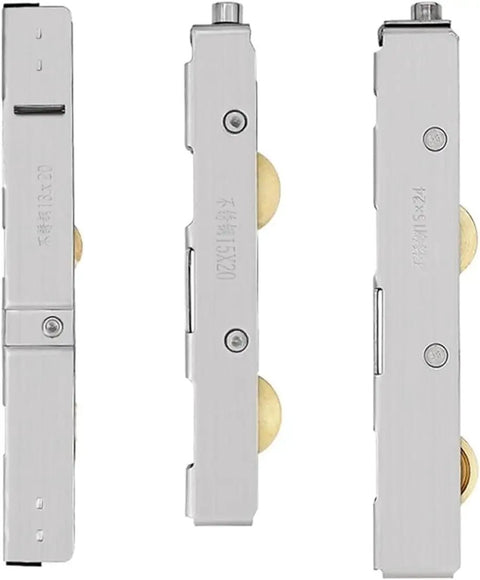 Kickass Stainless Steel Sliding Door Rollers With Double Copper Wheels For Glass And Aluminum Windows Dead Simple Slider Pulley Hardware side view