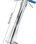 Semi Automatic Garden Transplanter Seedling Tool With Single Handle No Bending Required, 92cm stainless steel body.