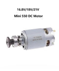 Heavy Duty 550 Watt DC Electric Motor For Universal Angle Grinders, mini 550 DC motor with 16.8V 18V 21V compatibility.